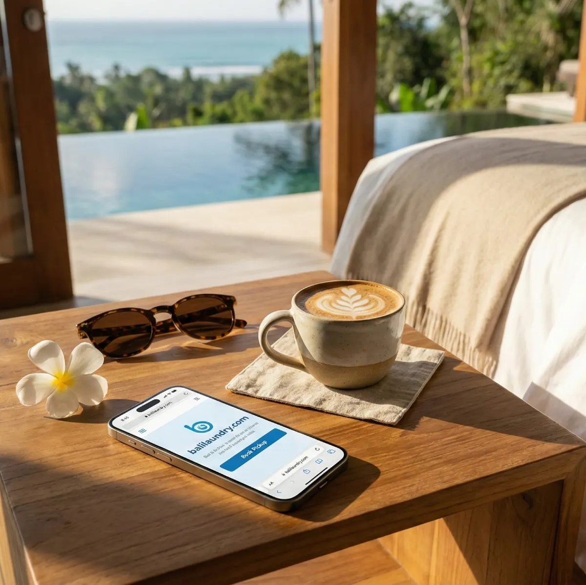 Bali Laundry pickup service